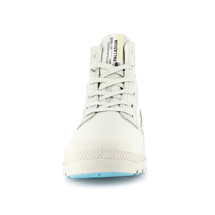 Palladium Pampa Lite+ Recycle WP+ Men's Boots Cream | UK I892-NQK